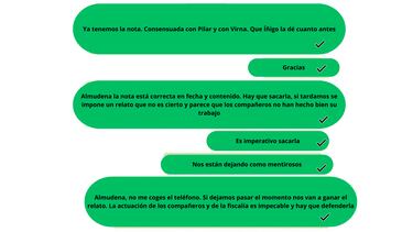 Desvelan los mensajes del fiscal general sobre la nota del novio de Ayuso: ¡°Hay que sacarla¡±