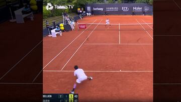 El punto con el que Garin recordó sus mejores tiempos: ¡qué defensa!