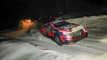 Ott Tanak (Hyundai). Artic Rally.