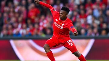 Daniel Sturridgem durante la final de la Europa League.