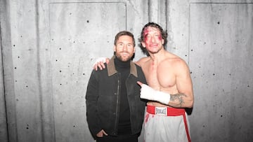 El futbolista de Inter Miami se encuentra en su país para disputar la Fecha FIFA con La Albiceleste y este martes acudió a ver la obra de teatro del actor Nico Vázquez.