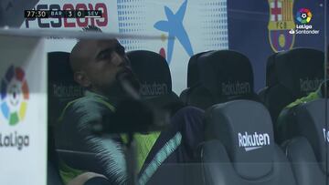 El gesto de Arturo Vidal cuando el Barcelona ganaba 3-0 que no va a gustar a ningún culé