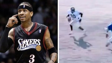 La faceta desconocida de Iverson: un quarterback que pudo haber ido a la NFL