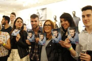 David Beckham regresa a Madrid para la presentaci車n de la nueva colecci車n de una conocida firma de ropa.