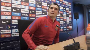 Valverde: "Haremos una prueba a Piqué... Mina está preparado"