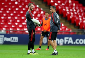 David de Gea y Luis Enrique.