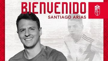 Santiago Arias llega como cedido al Granada