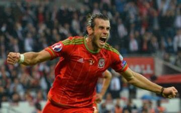 1-0. Gareth Bale celebró el primer tanto.