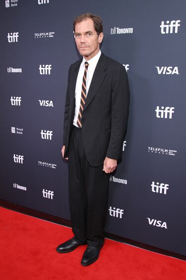 Michael Shannon posa en la alfombra roja de los 50º Festival Internacional de Cine de Toronto.