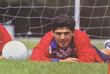 Illesca en su paso por la Selección en las Eliminatorias de Francia 1998.  