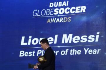-Mejor jugador de 2015: Leo Messi.