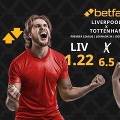 Liverpool FC vs. Tottenham Hotspur FC: horario, dónde ver, pronósticos y clasificación