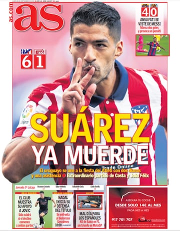 Las portadas de AS de septiembre