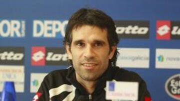 <b>SINCERO. </b>Valerón sabe que el Depor se la juega en Zaragoza.