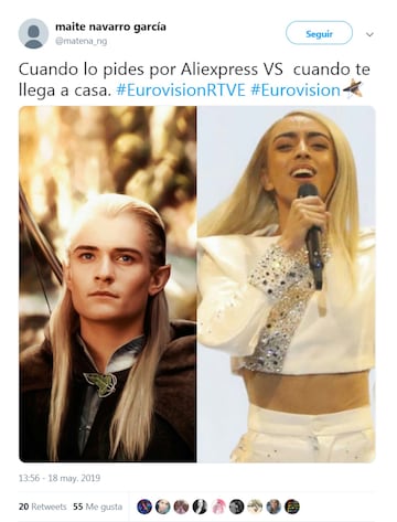 Los mejores memes de la gala de Eurovisión