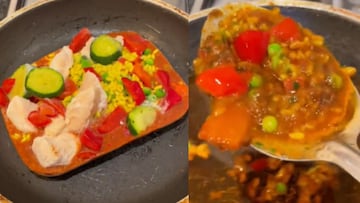 Enseña cómo cocina una paella: el proceso no es apto para corazones sensibles