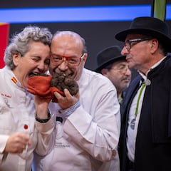 La subasta de la trufa negra de Teruel recauda 15.000 euros en Madrid Fusión a favor de los afectados de Adamuz