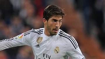 Lucas Silva jugando para el Real Madrid.