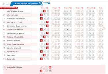 Pronóstico de la Quiniela de fútbol jornada 36 - 20/1/26 