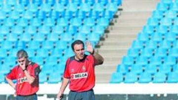 <b>ESTRENO. </b>Martín Lasarte dio sus primeras instrucciones como entrenador de la Real Sociedad.