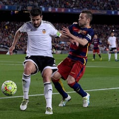 Barragán se despide de la afición del Valencia