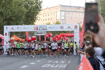 Momento en el que los corredores comienzan su carrera de 10 km