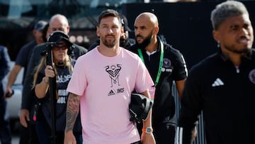 Así llegó Lionel Messi al DRV PNK Stadium para su debut con el Inter Miami