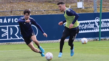 Manu S&aacute;nchez y Barja no han estado en el entrenamiento de esta ma&ntilde;ana.