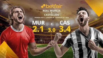 Real Murcia CF vs. CD Castellón: alineaciones, horario, TV, estadísticas y pronósticos