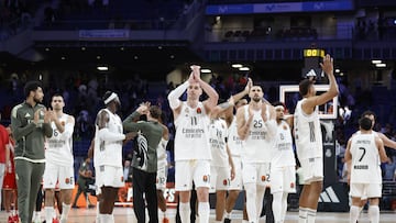 El Real Madrid, tras su victoria contra el Estrella Roja