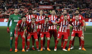 Equipo del Atlético de Madrid.