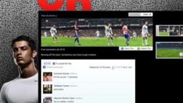 ...y Cristiano dice: "A veces hay que ser creativo"