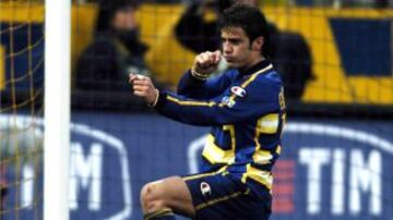 Alberto Gilardino es el segundo goleador hist&oacute;rico de Parma, con 51 tantos, por detr&aacute;s de Hern&aacute;n Crespo (94).