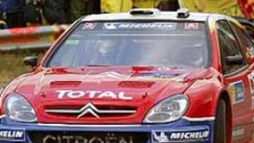 <b>ENTRE LOS MEJORES.</b> Sainz se encuentra muy bien situado para lograr el podio en Cataluña.