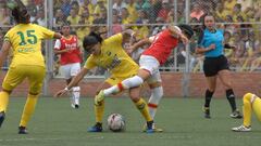 Santa Fe 3(4)-0(0) Bucaramanga en vivo online: Acosta, Salazar y Santos dan la final a 'las leonas'