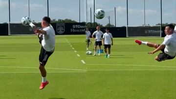 ¡Tiembla la Liga MX! El golazo de Chucky Lozano en entrenamiento previo al All Star Game