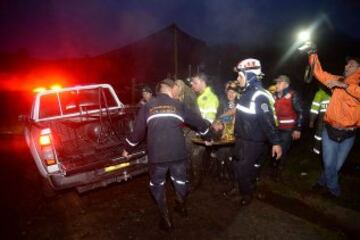 Operaciones de rescate del accidente a¨¦reo del vuelo que transportaba al Chapecoense.