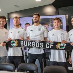El Burgos presenta a sus últimas cinco incorporaciones