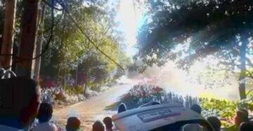 Accidente en el Rally de A Coruña.