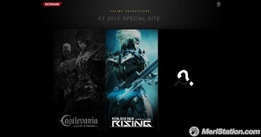[E3] El site de Kojima muestra un tercer título misterioso