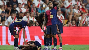 Marc Bernal, en el momento de su lesión.