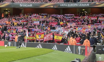 Arsenal 1-1 Atlético: Europa League semi-final in pictures