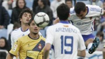 El Zaragoza roza la permanencia tras su victoria sobre el Espanyol