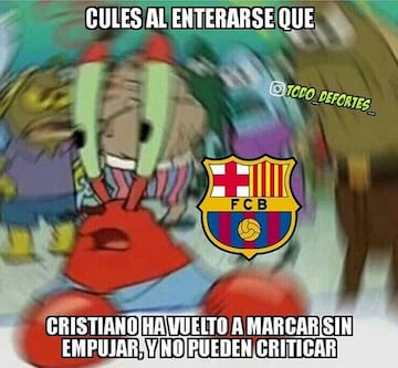 Cristiano y el Barça protagonistas de los memes más divertidos