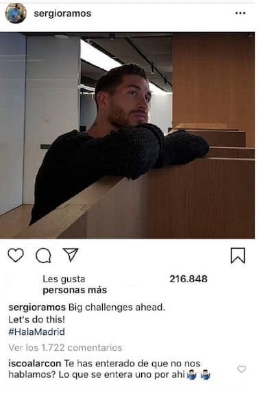 Isco, a Ramos: "¿Te has enterado de que no nos hablamos?"