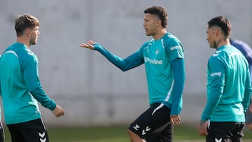 Deossa, en un entrenamiento reciente.