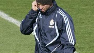 Guti se ejercita en el gimnasio y Gago con normalidad