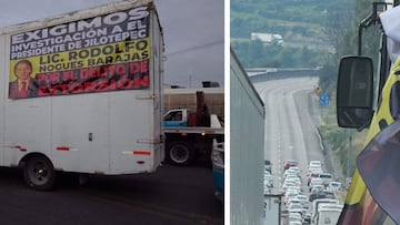 ¿Qué pasa en la autopista México-Querétaro este 9 de septiembre?: transportistas bloquean caseta de Tepotzotlán