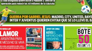 Prensa catalana: ofensiva por André Gomes y todos con Messi