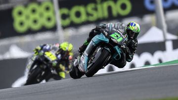 Morbidelli durante el cronometrado del GP de Valencia.